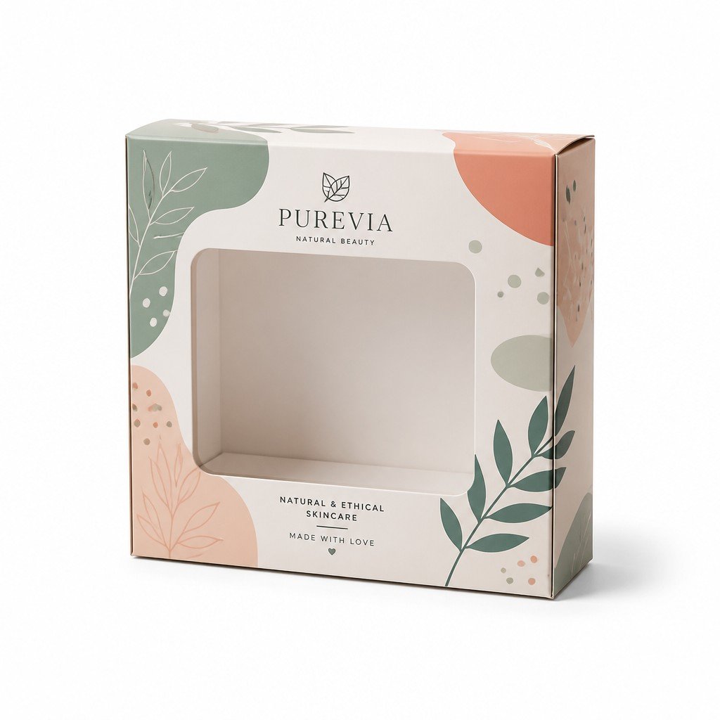 Custom Window Box Packaging for Retail